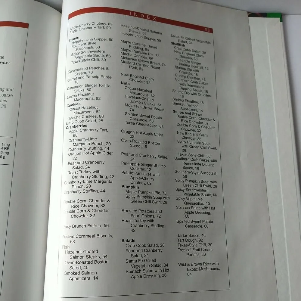 Diabetic Recipes For the Holidays Hardcover Cookbook Vtg 1998‎